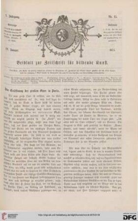 Heft 15 (22. Januar 1875)