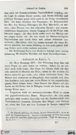 Aufenthalt in Kahira