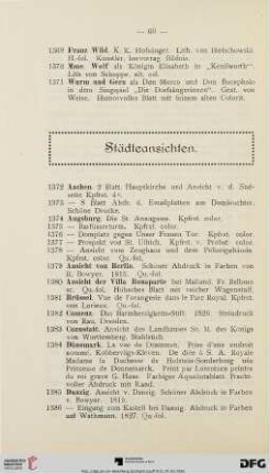 Städteansichten (Nr. 1372-1492)
