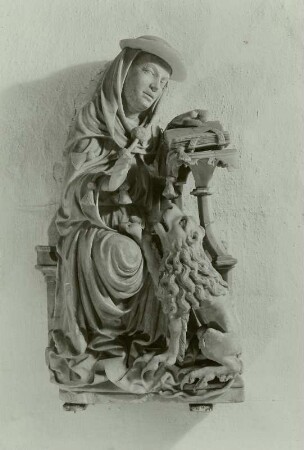 Der heilige Hieronymus mit dem Löwen