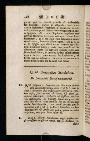 128-141, 16. Dogmatico-Scholastica