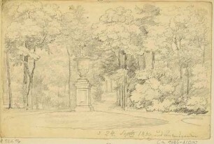 Blick aus Antons Garten in Dresden (gegenüber der Prießnitzmündung auf der linken Elbseite)