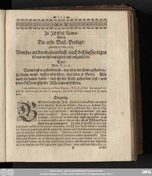 [Buß-Predigten]