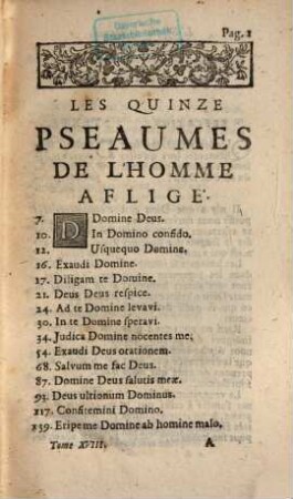 Les oeuvres, 18