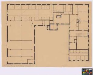Maasbüll ([Landkreis Flensburg]): Hof Gottesberg (Haubarg). Haupthaus (Grundriss)