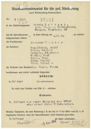 Brütsch, Hedwig