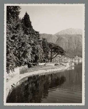 Bergkette am Lago di Lugano bei Melide