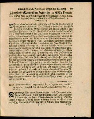 Tenor autem transactionis, cuius mentio fit, in Capitulatione Leopoldi I.