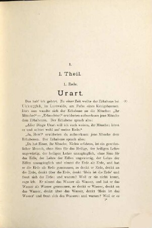 Die Reden Gotamo Buddho's : aus der mittleren Sammlung Majjhimanikāyo des Pāli-Kanons, 1. Erstes Halbhundert