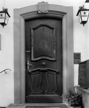 Sachteil Haustür; Lauterbach, Lindenstraße 4