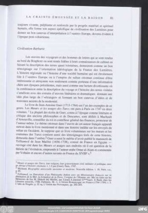 Civilisation-Barbarie