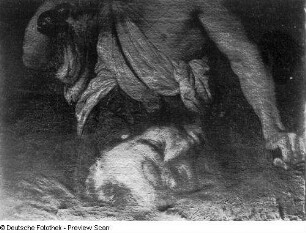 David mit dem Haupte Goliaths