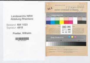 Entnazifizierung Wilhelm Poetter , geb. 08.07.1900 (Verw.Angest.)