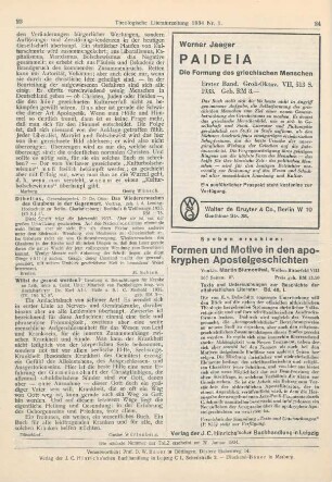 23 [Rezension] Dibelius, Otto, Das Wiedererwachen des Glaubens in der Gegenwart