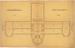 Billing, Hermann; Mannheim (Baden-Württemberg); Kunsthalle - Niederdruckdampfheizungsanlage (Grundriss EG)