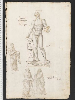 Apollo u. a., Inschriften