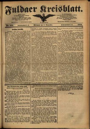 Ausgabe vom Mittwoch, den 08. November 1905.