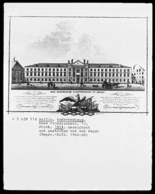Berlin, Kadettenhaus, Neue Friedrichstraße 13