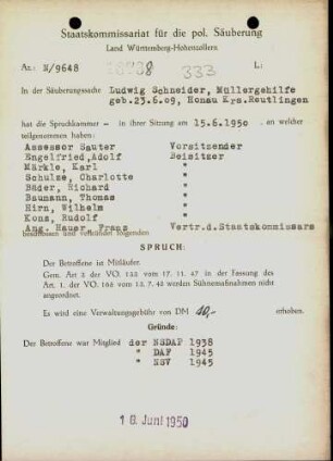 Schneider, Ludwig