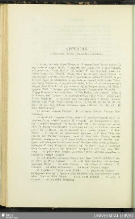 Appendix coniencturas minus probabiles continens