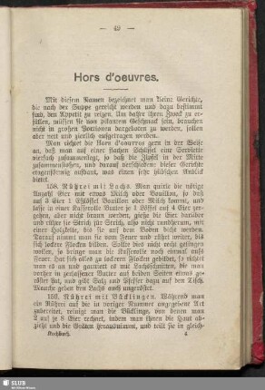 Hors d'oeuvres