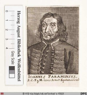 Bildnis Johann Paraminski