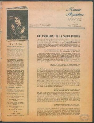 Los problemas de la salud pública