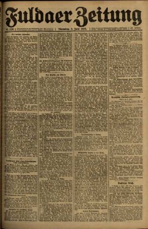 Ausgabe vom Dienstag, den 03. Juni 1919.