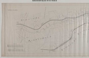 Linie Hennef - Asbach, Blatt 8: Lage- und Höhenplan in und um Mendt