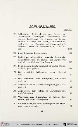 Schlafzimmer (Nr. 353-397)