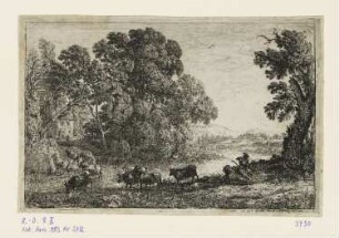 Rinderhirte, Blatt 4 der Folge "Landschaften"