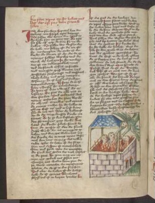 Die drei Jünglinge im Feuerofen; (Kapitel 28)