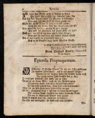 52-64, Epicedia Propinquorum.