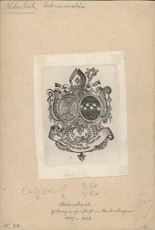 Kloster-Exlibris der Bayerischen Staatsbibliothek, [7]. Exlibris 11