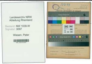 Entnazifizierung Peter Wiesen , geb. 13.02.1902 (Elektriker)