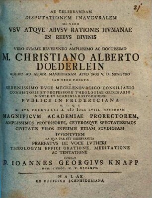 De voce Lutheri: theologum effici oratione, meditatione ac tentatione