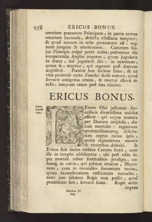 ERICUS BONUS