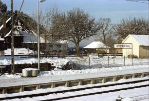 Himmelreich: Bahnhof im Schnee