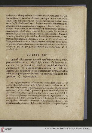 Thesis XIV