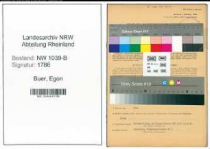 Entnazifizierung Egon Buer , geb. 27.09.1907 (Betriebsleiter)