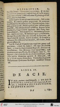 Liber IV.: De acie