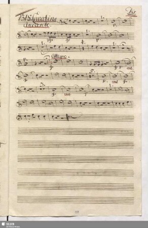 1318. Cavatina: Vedrete un ciglio / Cimarosa, D.