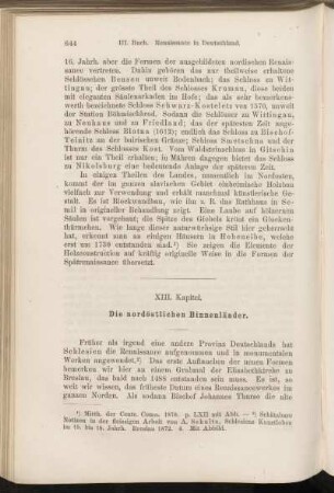 XIII. Kapitel. Die nordöstlichen Binnenländer.