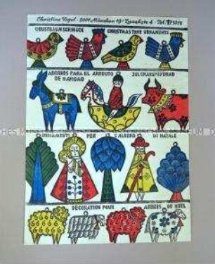Christbaumschmuck: Druckbogen