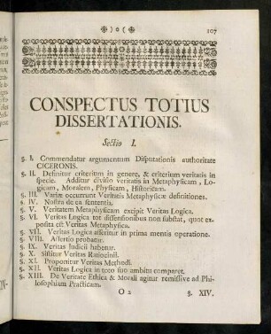107-112, Conspectus totius dissertationis.