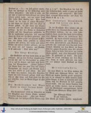 Die Bescheidenheit des Magistrats in einer kleinen Landstadt.