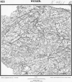 825 Weiler [Topographische Karte von Bayern 1:25.000 (Positionsblätter)]