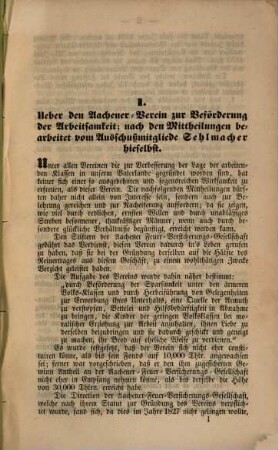 Mittheilungen des Centralvereins für das Wohl der Arbeitenden Klassen. 5, 5. 1849