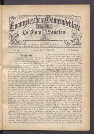 No. 14. 1. April 1914