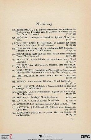 Nachtrag (Nr. 306-337)